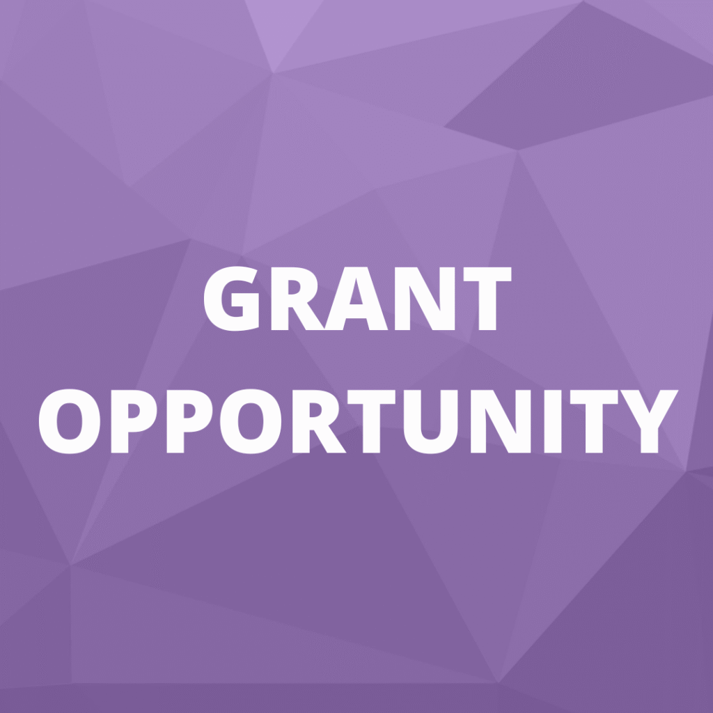 New Grant Opportunity